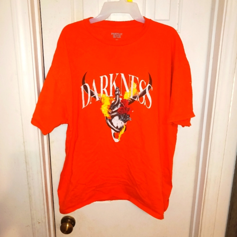 Orange Darkness Graphic Tee - Picture 3 of 6